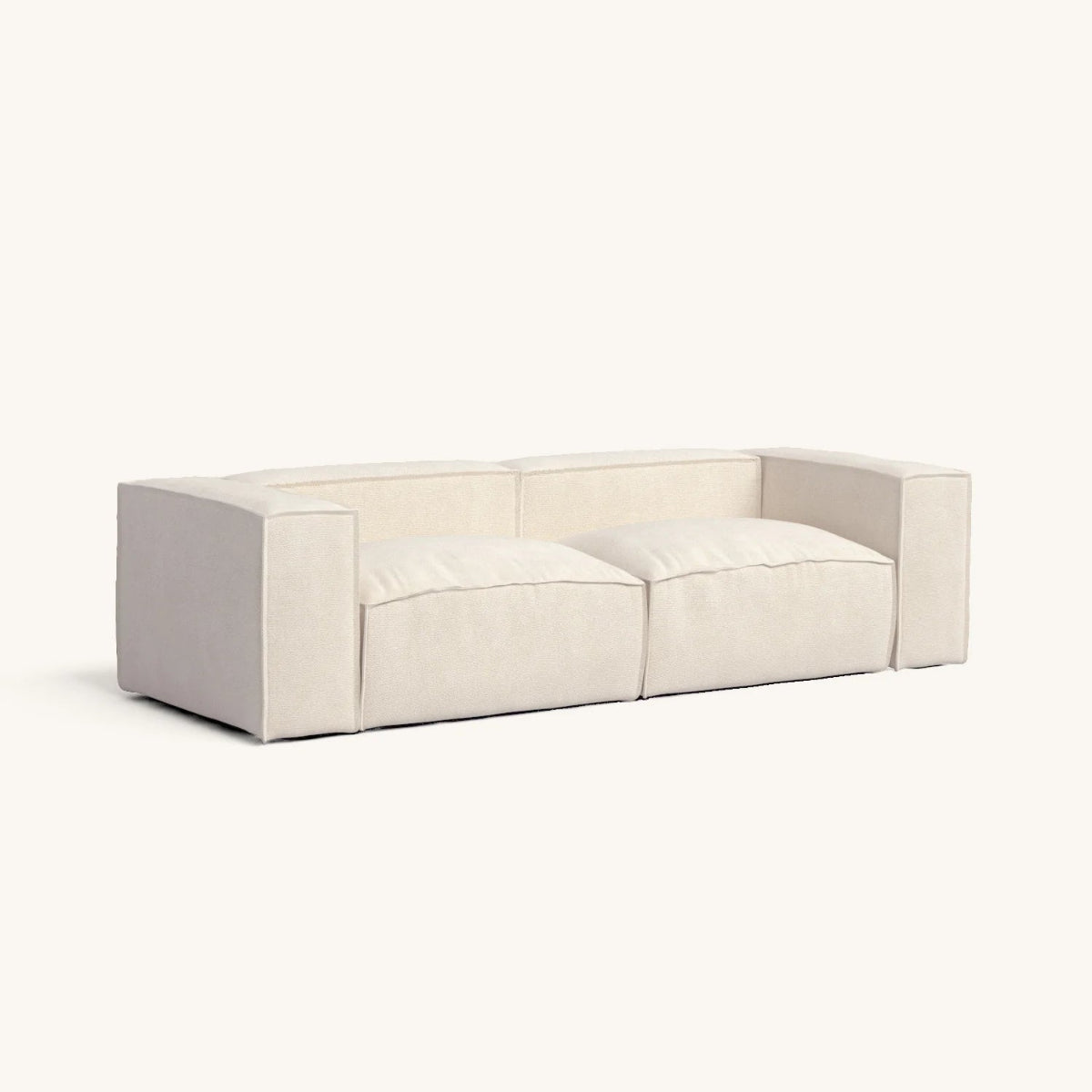 Enfia sofa (3-personers) - Beige Bouclé