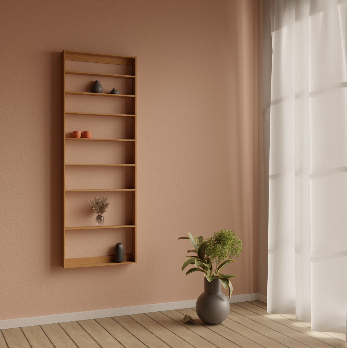 Squares Shelf - Recycled Oak