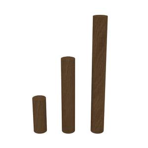 Pegs Scoreboard - Smoked Oak, 12 pcs
