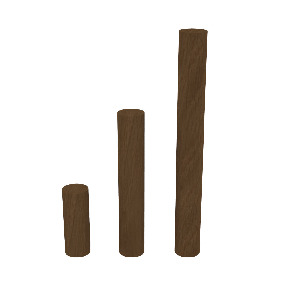 Pegs Scoreboard - Smoked Oak, 12 pcs