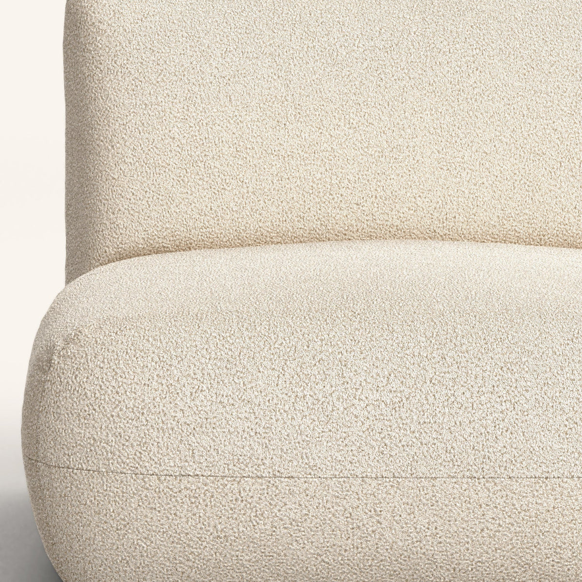 Arnau Loungestol - Beige Bouclé