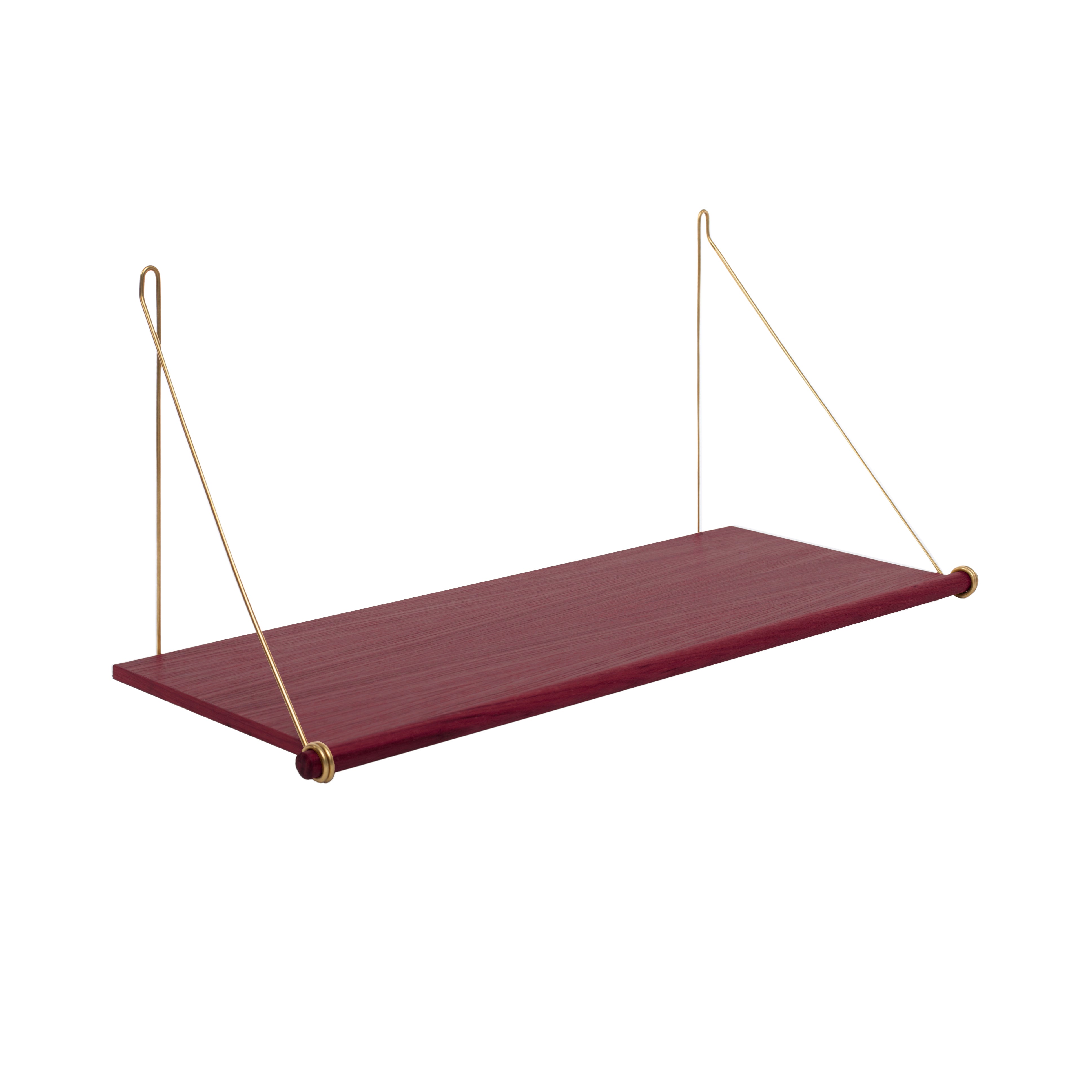 Loop Shelf - Deep Burgundy Red