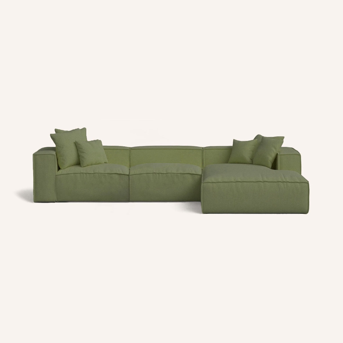Enfia Sofa (5 seater) - Olive Green
