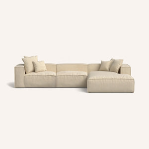 Enfia Sofa (5 seater) - Beige bouclé