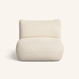 Arnau Loungestol - Beige Bouclé