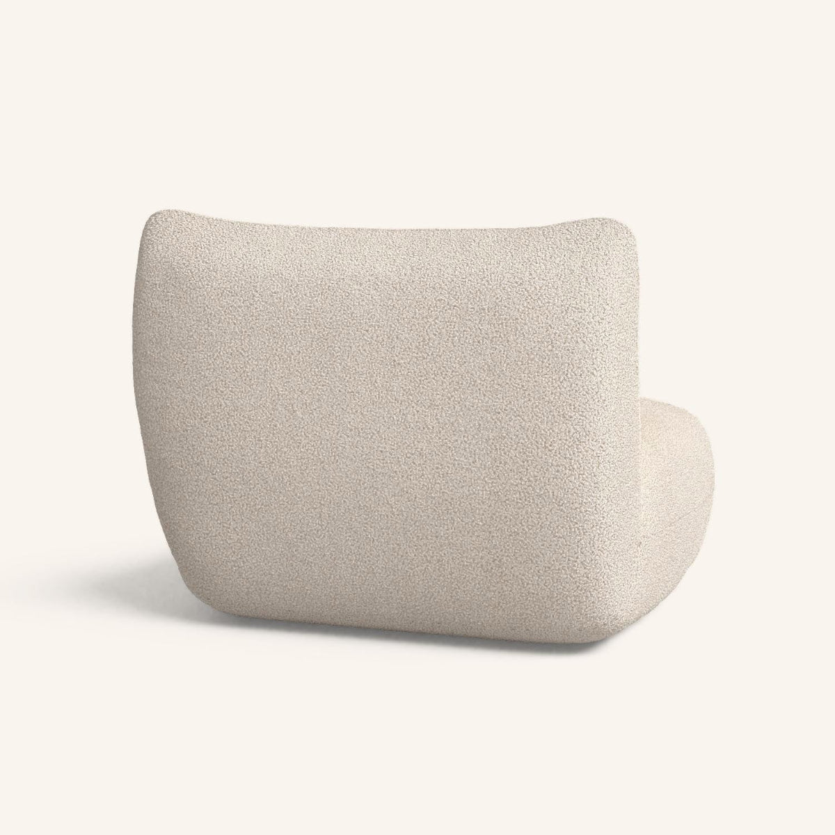 Arnau Loungestol - Beige Bouclé
