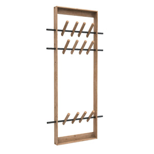 Coat Frame - Bamboo & Black Steel